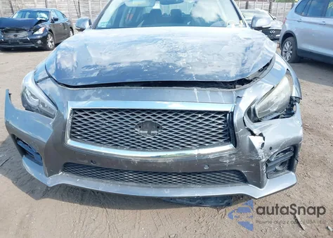 2014 Infiniti Q50 Premium from USA, damaged, VIN JN1BV7AR0EM702662
